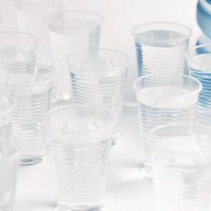 200ml 7oz Clear Plastic Disposable Water Cup - Case of 1000
